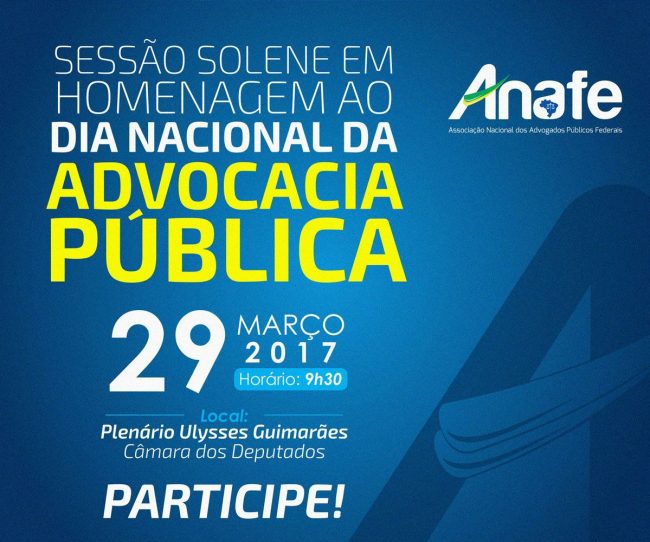 DIA NACIONAL DA ADVOCACIA PÚBLICA – ANAFE