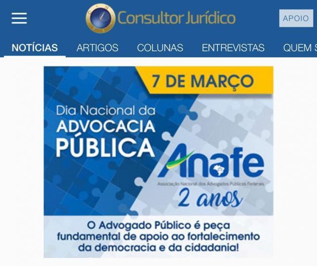 DIA NACIONAL DA ADVOCACIA PÚBLICA- Conjur – ANAFE – Copia