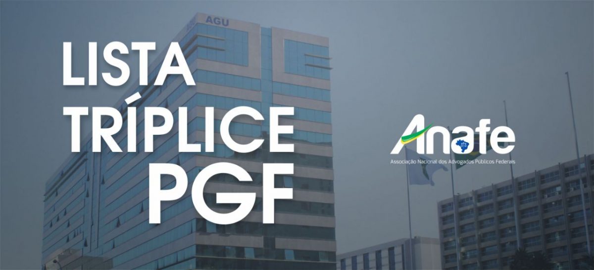 Lista tríplice PGF Site ANAFE
