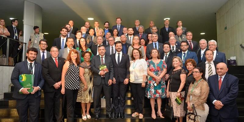 ANAFE_Câmara dos dep ANAFE participa do ato de apresentação e protocolo das dez emendas do FONACATE à reforma da Previdência