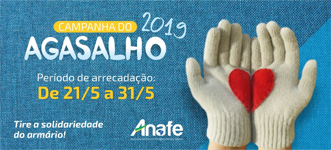 ANAFE SOLIDÁRIA   Campanha do Agasalho 2019