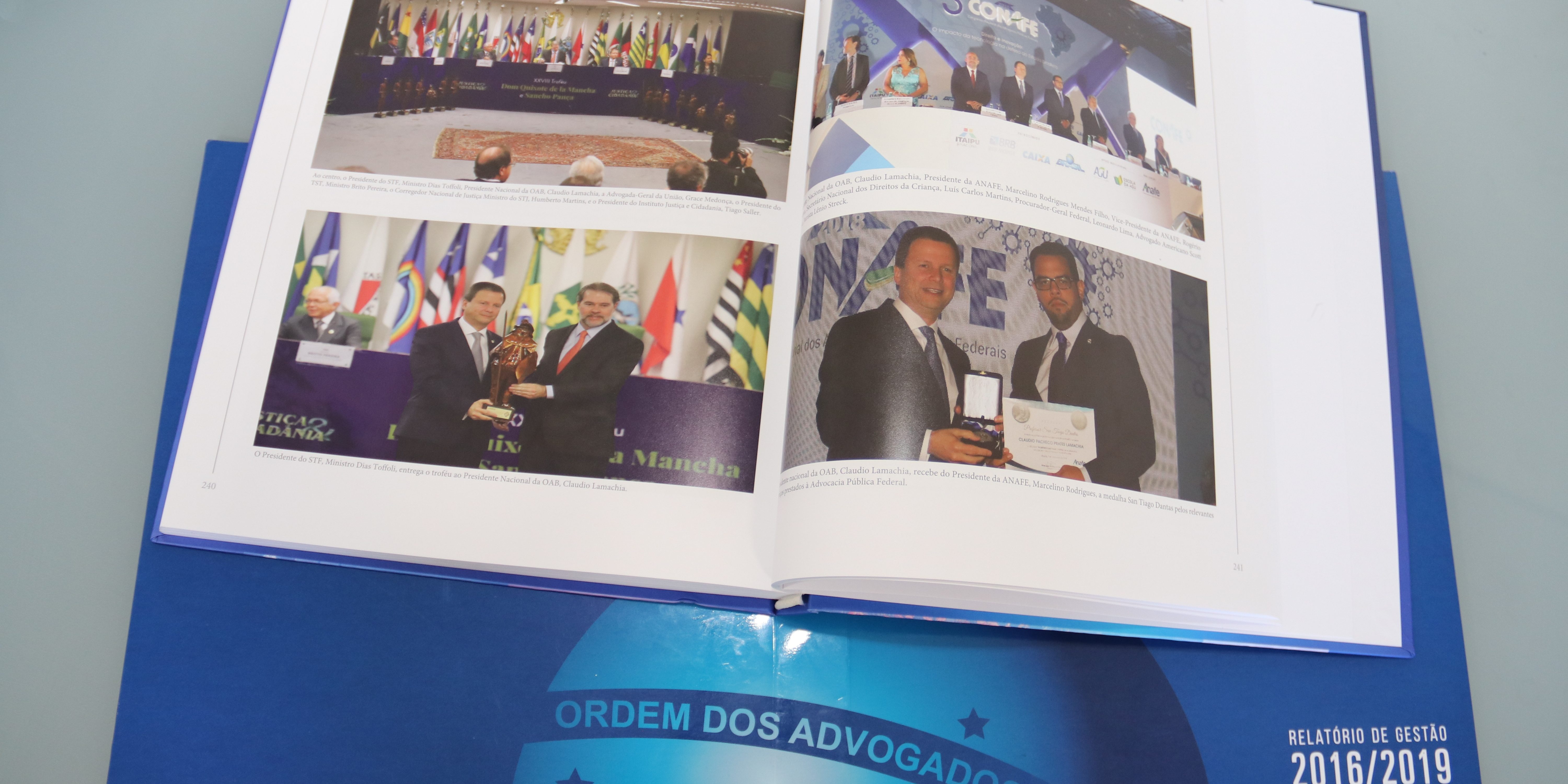 Relatório de Gestão da OAB destaca atuação da ANAFE junto à Ordem