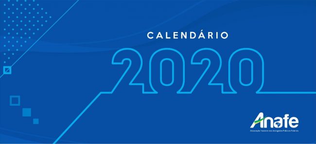 Associado, participe do calendário de 2020 da ANAFE