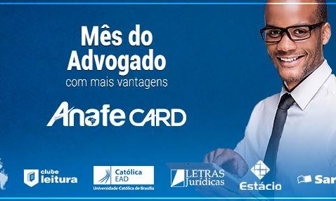 MÊS DO ADVOGADO: ANAFECard lança promoção e descontos especiais