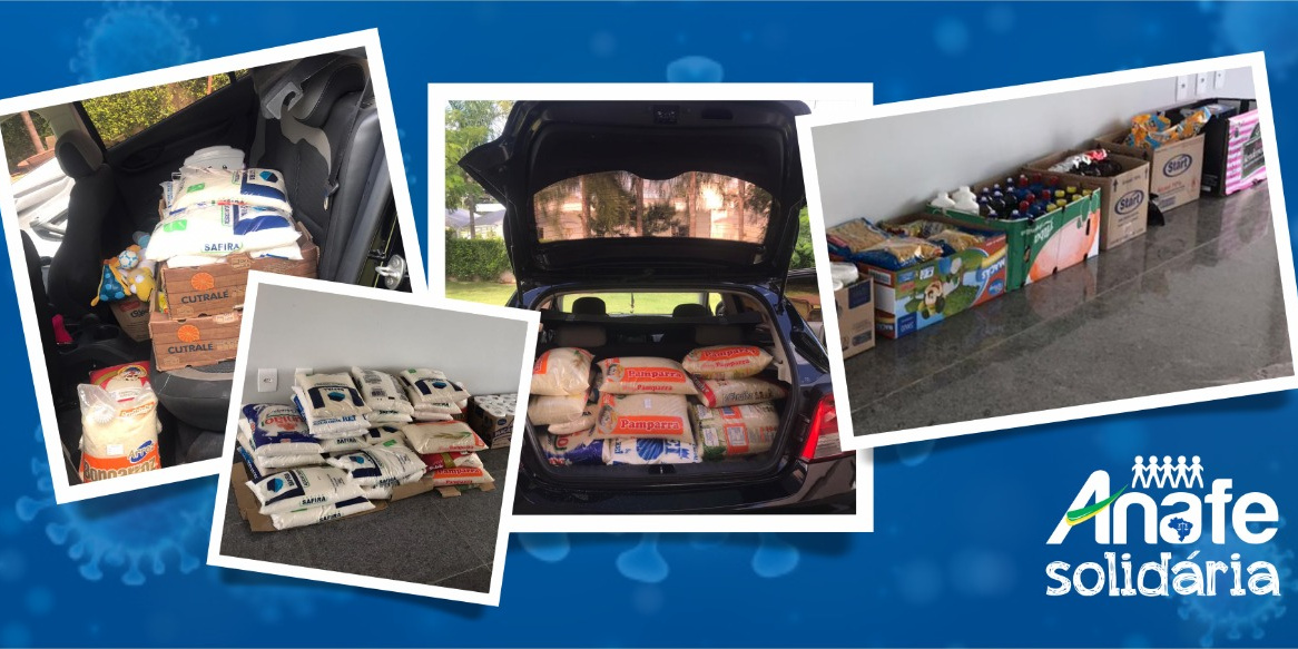 ANAFESOLIDÁRIA CORONAVÍRUS COVID-19: ANAFE realiza doação de alimentos e outros donativos para famílias carentes. Saiba como ajudar!