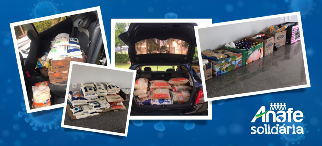 ANAFESOLIDÁRIA CORONAVÍRUS COVID-19: ANAFE realiza doação de alimentos e outros donativos para famílias carentes. Saiba como ajudar!