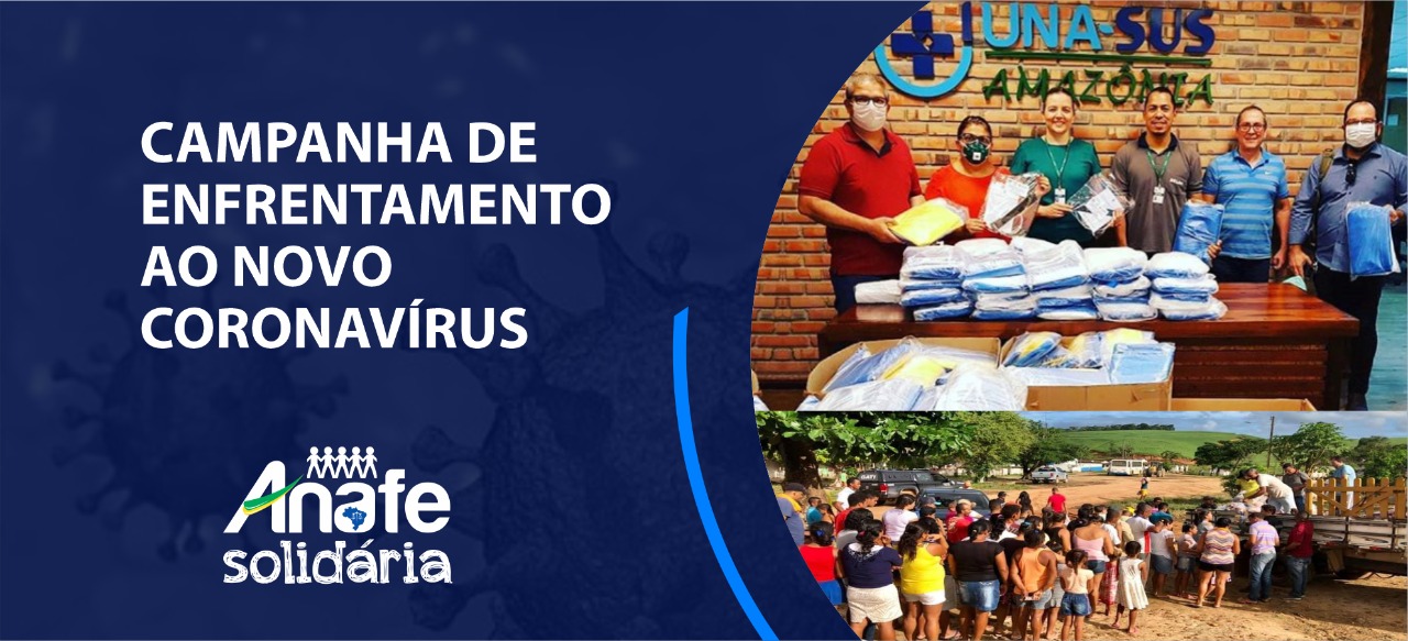 Campanha da ANAFE segue recebendo doações para ações contra o novo coronavírus