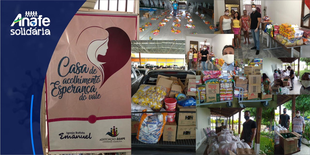Anafe soliária PE AÇÃO SOLIDÁRIA CONJUNTA: Mais duas regiões do interior de Pernambuco recebem doações