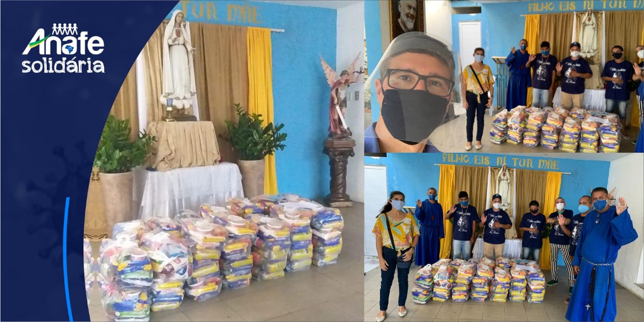 CAMPANHA SOLIDÁRIA ANAFE PI Em ação solidária, representação estadual da ANAFE no Piauí ajuda entidade voltada a moradores em situação de rua