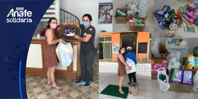ANAFE SOLIDÁRIA AMAPÁ Abrigos de crianças e idosos recebem doações da representação estadual da ANAFE no Amapá