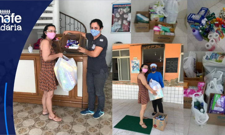 Abrigos de crianças e idosos recebem doações da representação estadual da ANAFE no Amapá