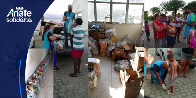 Com entrega de doações, ANAFE/PE beneficia 30 famílias carentes em Caruaru