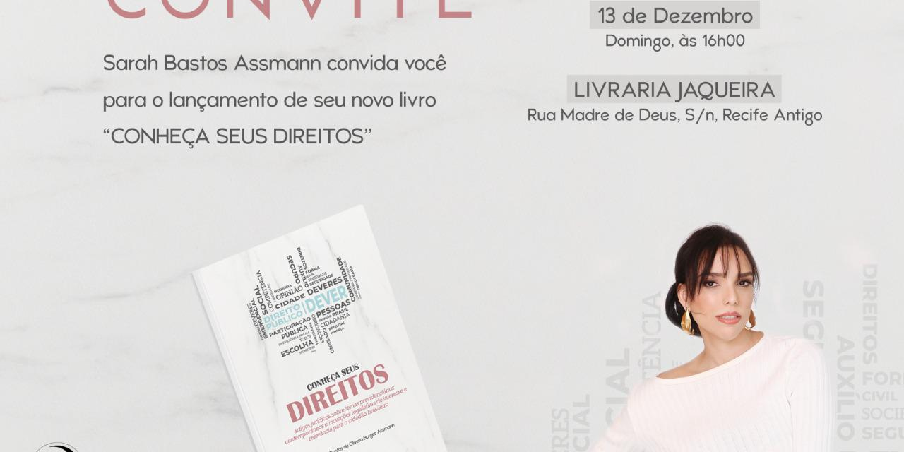 Convite lançamento de livro
