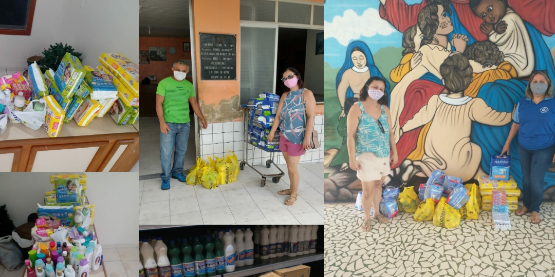 Doações AP Após apagão, representação estadual da ANAFE no Amapá realiza doações para três instituições