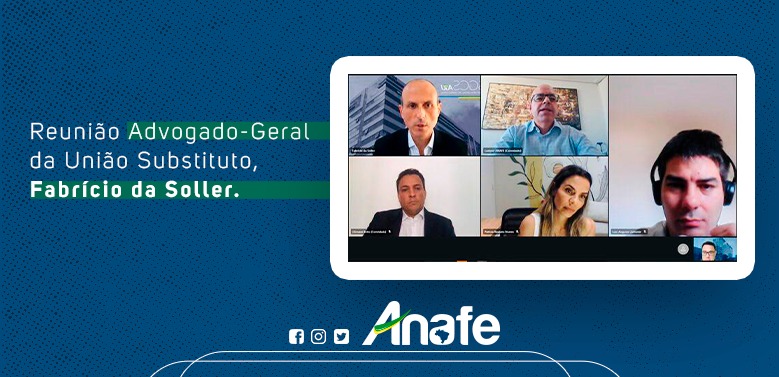 Em reunião com o Advogado Geral da União Substituto, ANAFE trata das promoções no âmbito da Advocacia Pública Federal