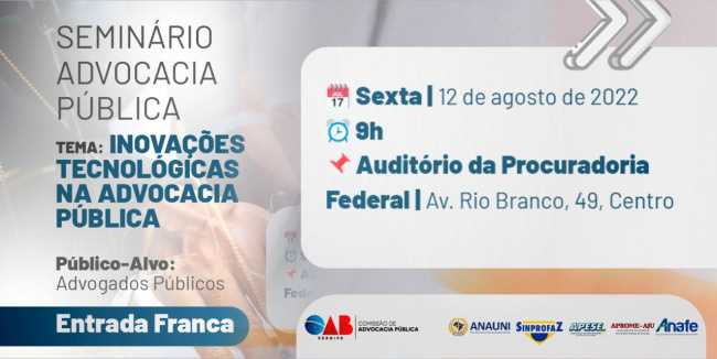 Seminário Advocacia Pública