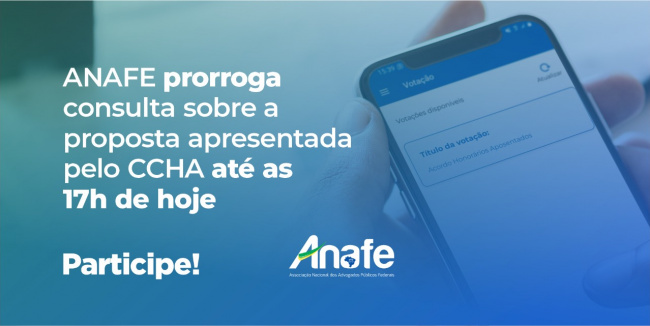 Prorrogada votação CCHA – ANAFE