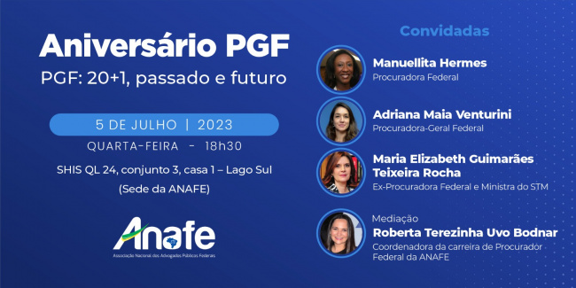 Aniversário PGF – ANAFE