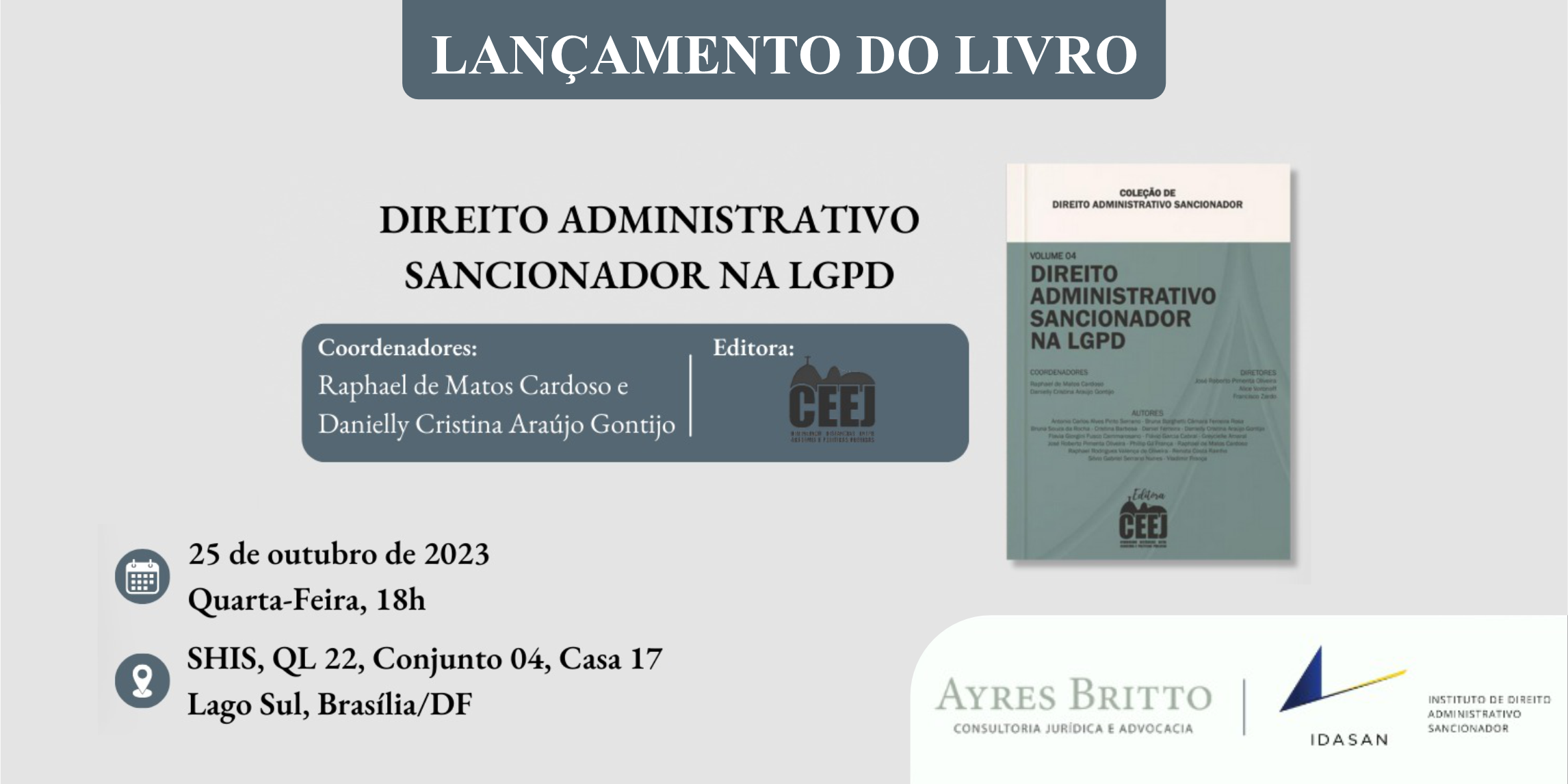 Outubro 21 – Lançamento Livro