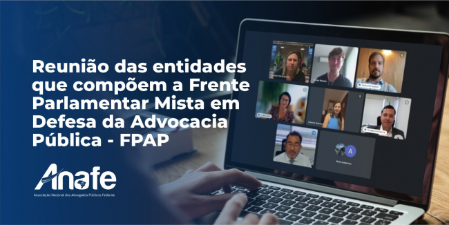 Reunião parlamentar – FPAP – ANAFE A Diretora Parlamentar da ANAFE, participou da primeira reunião do ano de 2024 da Frente Parlamentar Mista em Defesa da Advocacia Pública (FPAP)