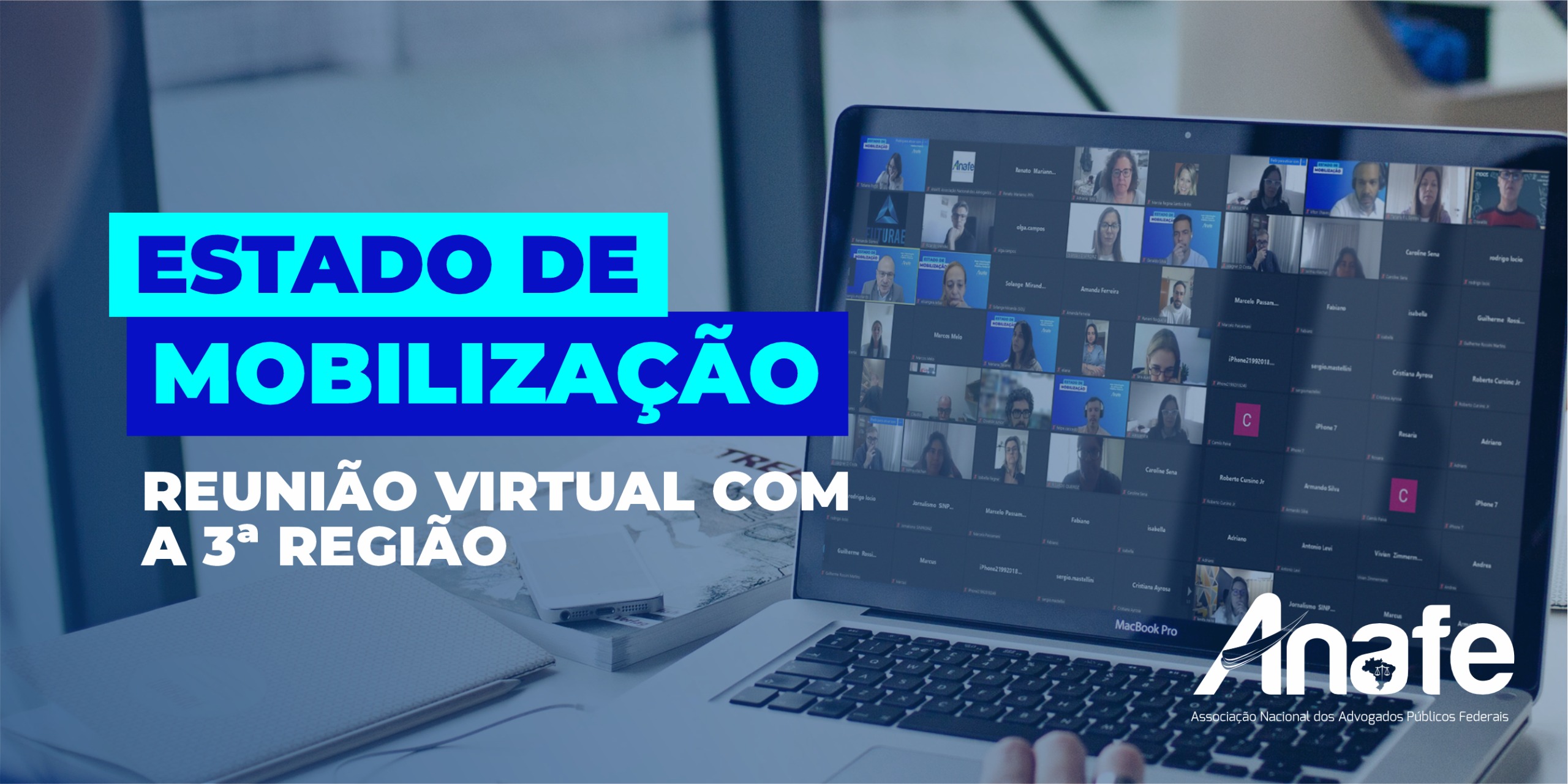 Reunião virtual 3ª região ANAFE