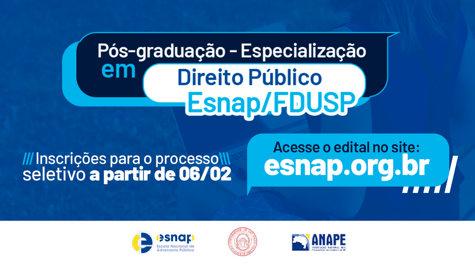ANAPE VAGA PÓS GRADUAÇÃO DIREITO P 1