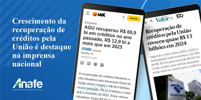 Destaque na mídia – AGU