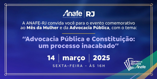 Evento Advocacia Pública – ANAFE RJ