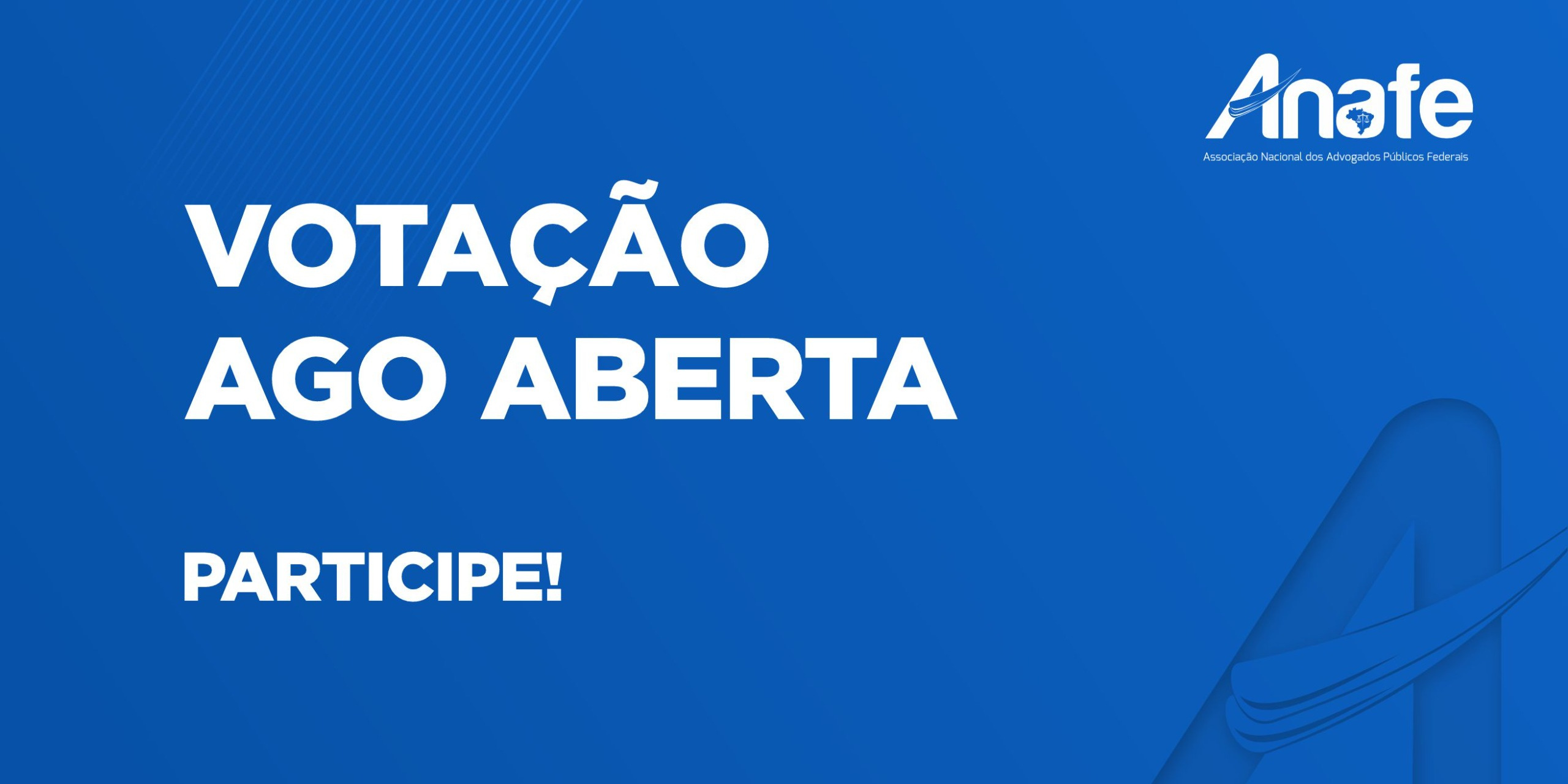 VOTAÇÃO AGO ABERTA