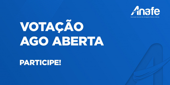 VOTAÇÃO AGO ABERTA